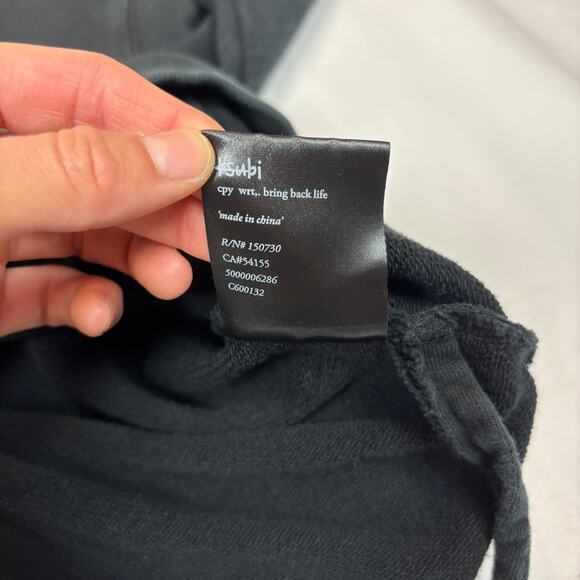 Ksubi 4x4 Biggie Hoodie Jet Black Men's Small Oversized Streetwear Skate - Picture 9 of 10